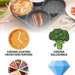 Sartén MultiCocina 4x1 ⭐⭐⭐⭐⭐ 4PUESTOS